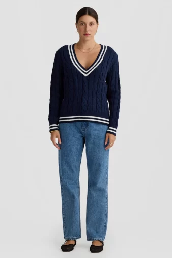 ORTC_Ophelia_V_Neck_Cable_Knit_Sweater_Navy_2148